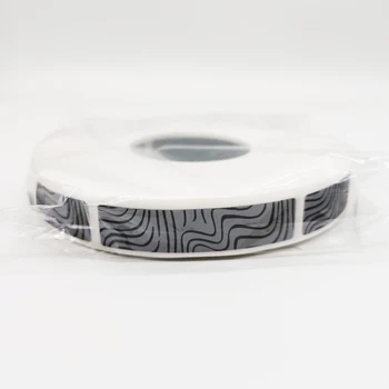 1000pcs 11mmx50mm Manual RASPAR etiqueta da ETIQUETA do padrão Zebra Fitas em Rolos Código Cobrindo Filme Jogo de Casamento