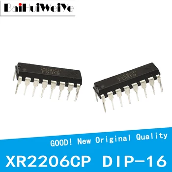10PCS/LOT XR2206CP XR2206 2206CP DIP-16 Novo Original IC Quad Amplificador Operacional Chip de Boa Qualidade Chipset DIP16
