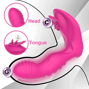 12 Modos de Velocidade Língua vibrador Vibrador Cinta de Mulheres de Calcinha Dildos Vibradores Produtos para Adultos do Sexo Para as Mulheres Estimulador de Clitóris
