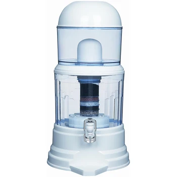 16L Filtro de Água de Barris Mineral Pote de Tratamento de Água do Filtro Alcalino Reta Bebida Balde Dispenser de Água Purificador