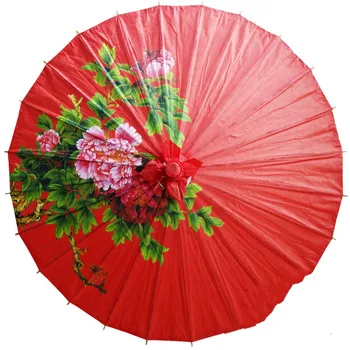 1PCS 84 cm de Chapéus-de-sol de Papel de Bambu de Artesanato Guarda-chuva China Dança Tradicional Cor guarda-chuva de Casamento Adereços Festa de Dança de Cosplay Guarda-chuva