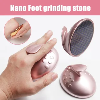 4 Cores Nano Vidro Coelho Esfoliante Para Pés Foot Peeling Indolor Removedor De Moagem De Pé Placa De Arquivo Pedicure Conselho