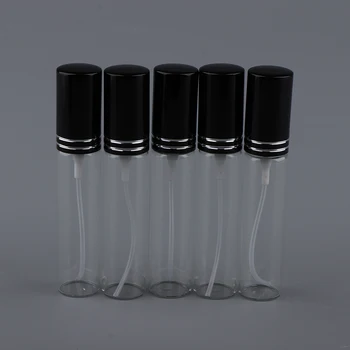 5 Peças 10ml Vazio Reutilizável Vidro de Perfume Frascos de Spray Frasco