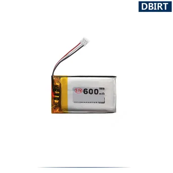 502540 052540 600mAh bateria de Li-ion Polímero Bateria de 3 Fios Modelo NTC Proteção Batterie & DF57-3P Conector de Alimentação