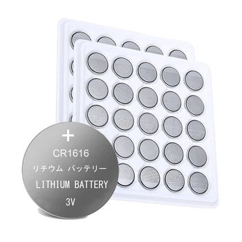 50pcs CR1616 CR 1616 3V de Lítio as Baterias de Célula tipo Moeda de DL1616 BR1616 ECR1616 KCR1616 5021LC L11 L28 Para Brinquedos Bateria de Relógio