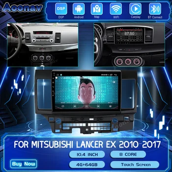 Android 8 centrais de Auto Estéreo Para Mitsubishi Lancer EX 2010-2017 Player de Multimídia de Navegação do GPS do Carro de Tesla Tela Receptor Estéreo