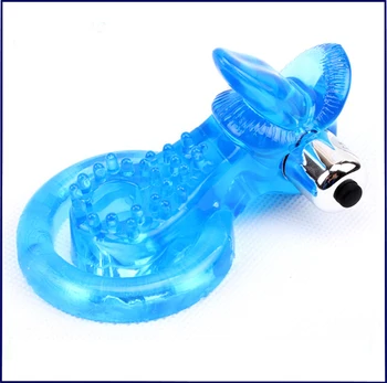 Anéis Penianos 2014 Nova Vibração Galo Anel De Pénis Anéis Clítoris Vibrador Adultos Brinquedos Sexuais Para Os Homens Brinquedos Sexuais