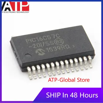 ATP 1-10 Pcs PIC16C57C-20I/Ss Smd SSOP28 PIC16C57C 8-Bits do Microcontrolador Microcontrolador Chip Gloednieuwe Originele em Voorraad