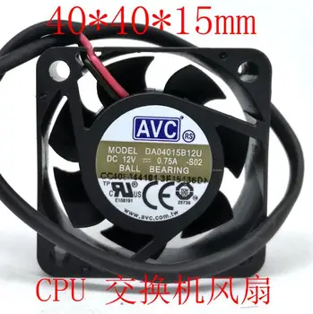 AVC DA04015B12U 4CM 401512V de Dois fios de Computador CPU Caixa do Poder Mudar de Alta Volume Fã