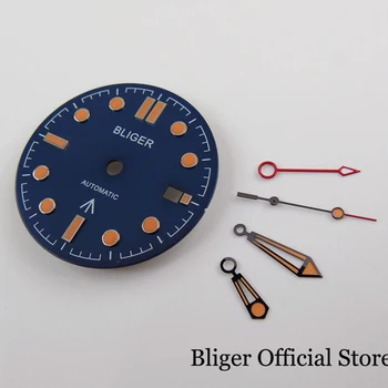 Azul novo Mostrador do Relógio + Relógio Mão de Ajuste GMT Movimento