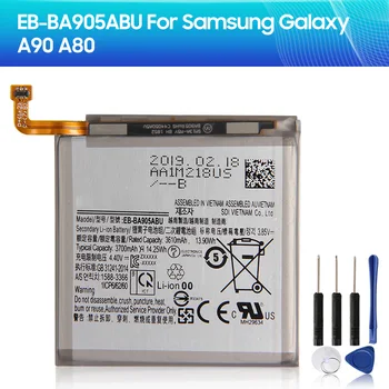 Bateria de substituição EB-BA905ABU para Samsung Galaxy A80 e A90 Bateria do Telefone 3700mAh