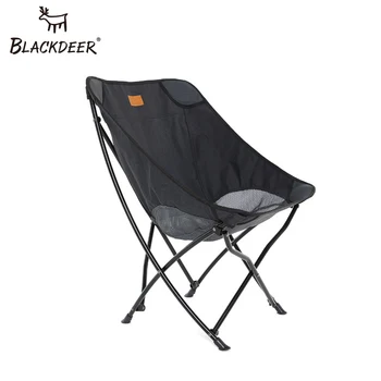 BLACKDEER Exterior Cadeira Dobrável Acampamento de Malha Respirável, Leve e Portátil Sólida Cadeira para Piquenique, CHURRASCO de Férias na Praia