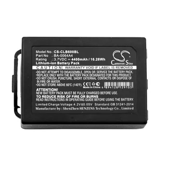Cameron Sino 4400mAh Bateria BA-0064A4, BCP60ACC00002, BCP60ACC00106 para CipherLab CP60, CP60G