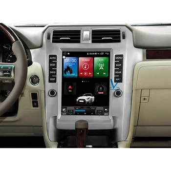 Carro Rádio de Áudio de Navegação GPS Para o Lexus GX 2010-2018 Auto Receptor Estéreo Android Multimédia de Vídeo MP3 Player Tesla, Unidade de Cabeça