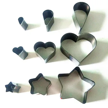 Coração em forma de estrelas, gotas de Água de corte morre de couro feitos à mão diy fazer cartão craft design Personalizado