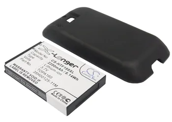 CS 2200mAh/8.14 Wh bateria para HTC F3188, Roma, Roma, 100, Inteligente, Inteligente F3188 35H00125-11M, TOPA160