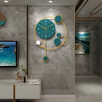 Decorativo relógio relógio de parede sala de estar Nórdicos luxo moderno e minimalista personalidade criativa, arte, moda casa, relógio de parede, relógio