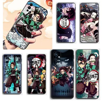 Funda Caso de Telefone para OnePlus Z 7 7T 8T 8 9 9R 9TR 10 Nord 2 CE N100 N200 N10 Pro 5G Caso de TPU Coque Capa Japão Anime Demon Slayer