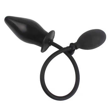 Inflável Anal Plug anal em Silicone Air Bag Adultos Quintal Massager do Brinquedo do Sexo para a Mulher do Homem .