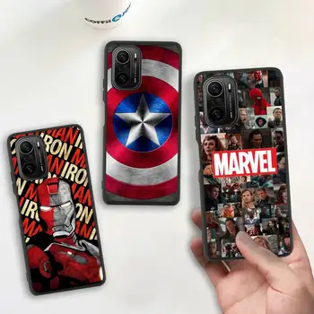Marvel, Deadpool Homem de Ferro, homem aranha e o venom Groot Caso de Telefone de Silicone para Redmi 9A 8A Nota 11 10 9 8 8 Redmi 9 K20 K30 K40 Pro Max.