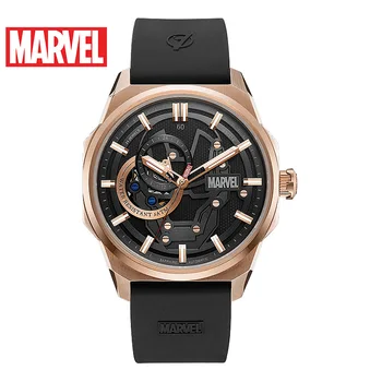 Marvel Relógios Automáticos os Homens de Auto-Liquidação Mens relógio de Pulso de Esportes Mecânica Thanos Luminoso de relógios de Luxo, 5Bar Resistente à Água