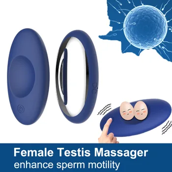 Masculino Masturbação Ovo Vibrador nos Testículos Massager 7 Modos de Vibração Escroto Maca Bola Brinquedo do Sexo para Homens Adultos Produtos Eróticos