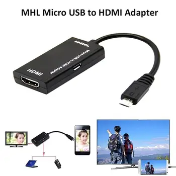 Micro USB 2.0 MHL para HDMI de 1080P em HD a Cabo para Android Samsung Android HDMI Conversor Mini Micro Adaptador USB de Vendas Diretas