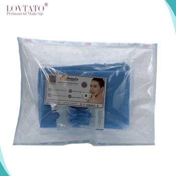 Microblading Descartáveis Steriled Cliente Kits de Maquiagem Permanente Acessórios ForClients de Uso do Cliente Cirúrgico Cap Cama Folha de Avental