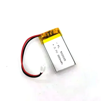 MSDS Verificado 2/5/20/200/1000/10000pcs 502035 , bateria Recarregável de 3,7 V 300mAh Li Lipo de Polímero de Lítio de Bateria de Iões de 2 Pinos 2.0 mm TJS