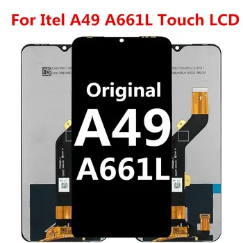 Original de 6,6 polegadas Para Itel A49 A661L touch Tela LCD Touch screen Digitalizador Substituição