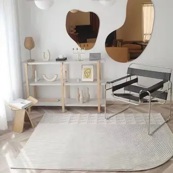 Original Design Nórdico Moderno Seca da Montanha de Pedra, Geometria, Luz de Luxo Especial-Quarto em forma de Tapete de Sala de estar