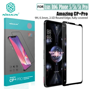 Para Asus ROG Telefone 5 de 5 anos Pro Vidro Temperado Completo Cola Nillkin CP+PRO Anti-Explosão Ultra-fina de Protetor de Tela Para ROG Phone5