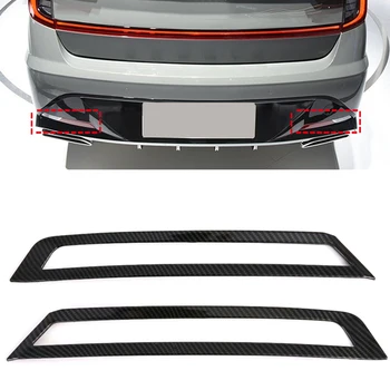 Para Hyundai Sonata 2020 2PCS de Fibra de Carbono Carro ABS luzes de Nevoeiro Nevoeiro Tampa da Luz da Guarnição de Carro Estilo Acessórios