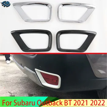 Para Subaru Outback BT 2021 2022 Acessórios do Carro ABS Cromado Refletor Traseiro Luz de Nevoeiro da Tampa da Lâmpada Guarnição quadro de Moldura Estilo Decore