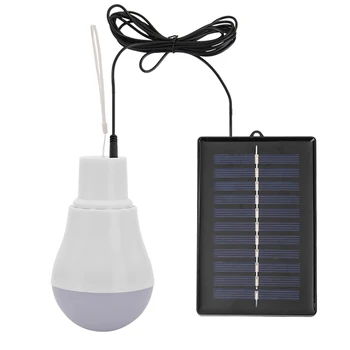 Portátil 5V 15W 300LM de Alimentação de Energia Solar Exterior da Luz de USB Recarregável Lâmpada Led de Longa Vida, Baixo Consumo de Energia, Lâmpadas
