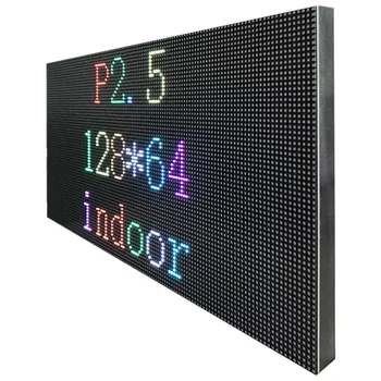 Preço De Fábrica Por Atacado P2.5 Tela de LED Painel RGB 320x160mm de LED Indoor Matriz de Armazenamento de Publicidade Digital do Painel