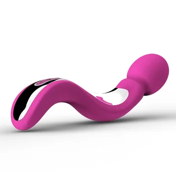 Recarregável Varinha Mágica Massager de 7 Velocidades AV Vara Vibrador para as Mulheres Clitóris Erótico Adulto Íntimo de Bens de Brinquedos Sexuais Loja de Máquina