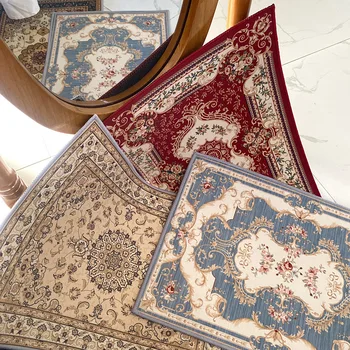 Retrô, tapetes de mesa clássica casa adereços foto tapetes persas sala de estar, quarto, tapetes macios todos-jogo de almofada