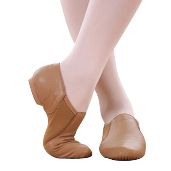 Sapatos de dança das Mulheres de Couro de Vaca de Sapatilhas de Dança Sapatos Jazz latino Formação em Dança Ballet Shoes para Homens de Meninas Suave Dança Sapatos