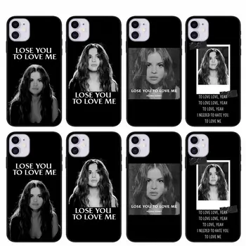 Selena Gomez - Perder Você Me Amar preto macio caso de telefone Para o iPhone 11 8 8Plus X 7 7Plus XR Xs Max 11 Pro Max Soft Silicone