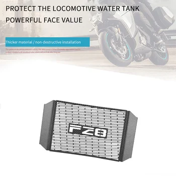 Tanque de água Líquida Cobertura Para a YAMAHA FZ8 2010-2016 Motocicleta Radiador Guarda Grade de Alta Qualidade Favo de mel do Tipo de Furo