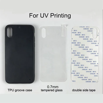 UV, Impressão a Laser de TPU de Vidro Temperado de Caso Para o iPhone 14 6 7 8 Plus X XR Xs XS Max 11 12 13 mini pro max SE de 2020 Tampa 10pcs/lot