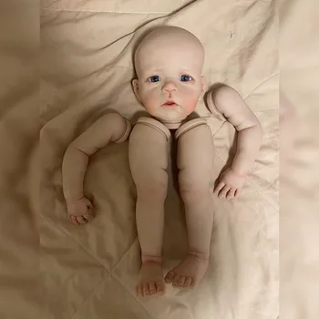 25inch Já Pintou Kit Reborn Baby Doll Sandie de Alta Qualidade Pelo Artista Realista Toque Macio Solto Kit de Brinquedos com Coa