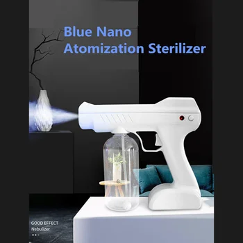 DS350 Luz Azul Spray de Desinfecção Arma de Carregamento Portátil Anti Epidemia de Atomização de Desinfecção da 2600Hz
