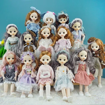 Novo BJD 1/6 Boneca de Moda de Brinquedos Para Meninas Ball jointed Dolls Corpo de Vestir Ob11 Roupas de Figuras de Ação Acessórios para Presentes de Aniversário